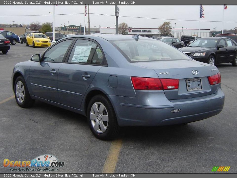 2010 Hyundai Sonata GLS Medium Silver Blue / Camel Photo #5
