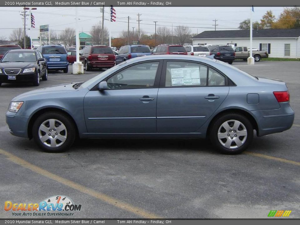 2010 Hyundai Sonata GLS Medium Silver Blue / Camel Photo #6