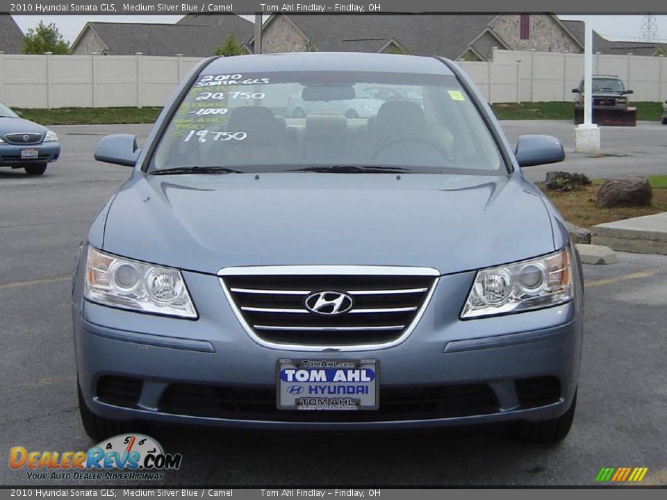 2010 Hyundai Sonata GLS Medium Silver Blue / Camel Photo #8