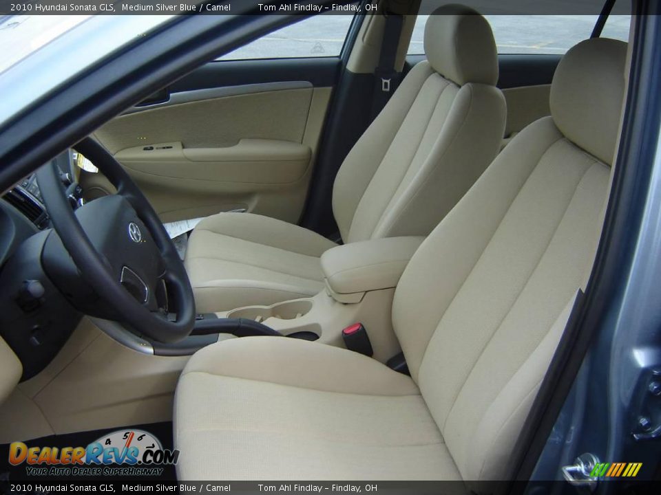 2010 Hyundai Sonata GLS Medium Silver Blue / Camel Photo #9