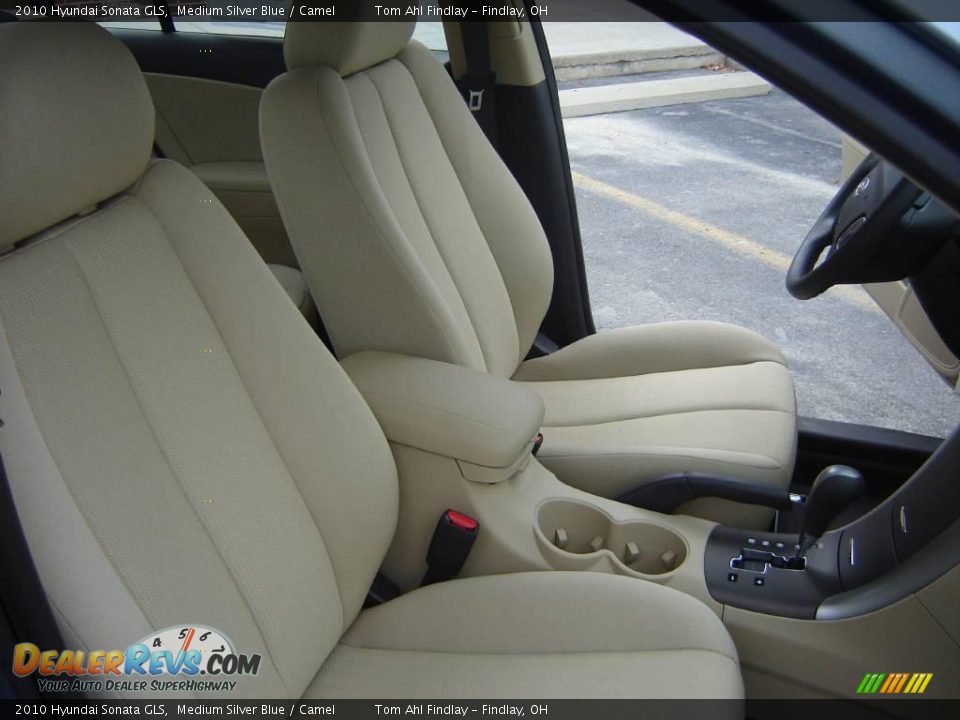 2010 Hyundai Sonata GLS Medium Silver Blue / Camel Photo #12
