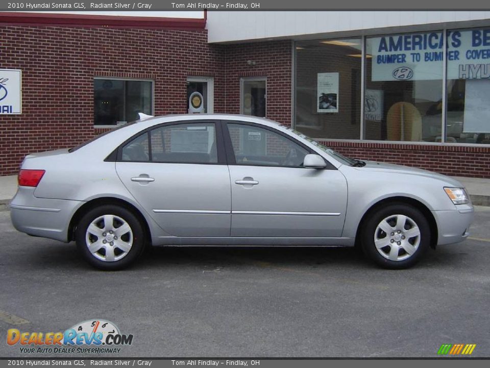 2010 Hyundai Sonata GLS Radiant Silver / Gray Photo #2