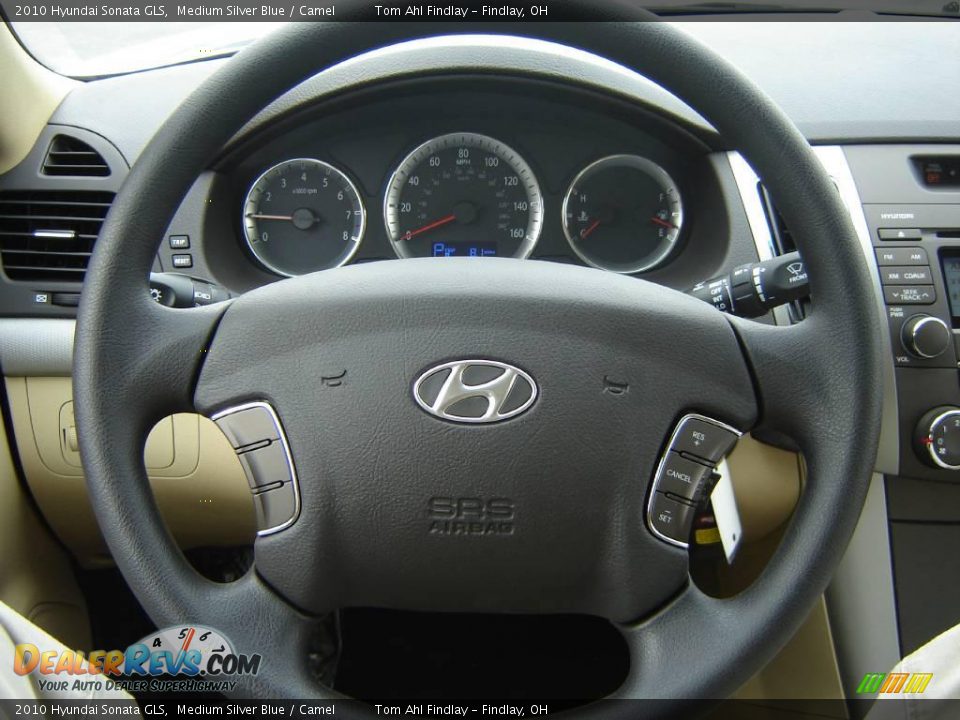 2010 Hyundai Sonata GLS Medium Silver Blue / Camel Photo #14