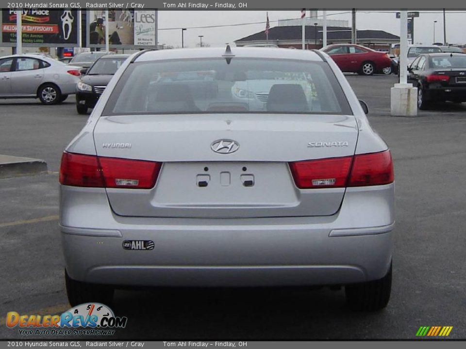2010 Hyundai Sonata GLS Radiant Silver / Gray Photo #4