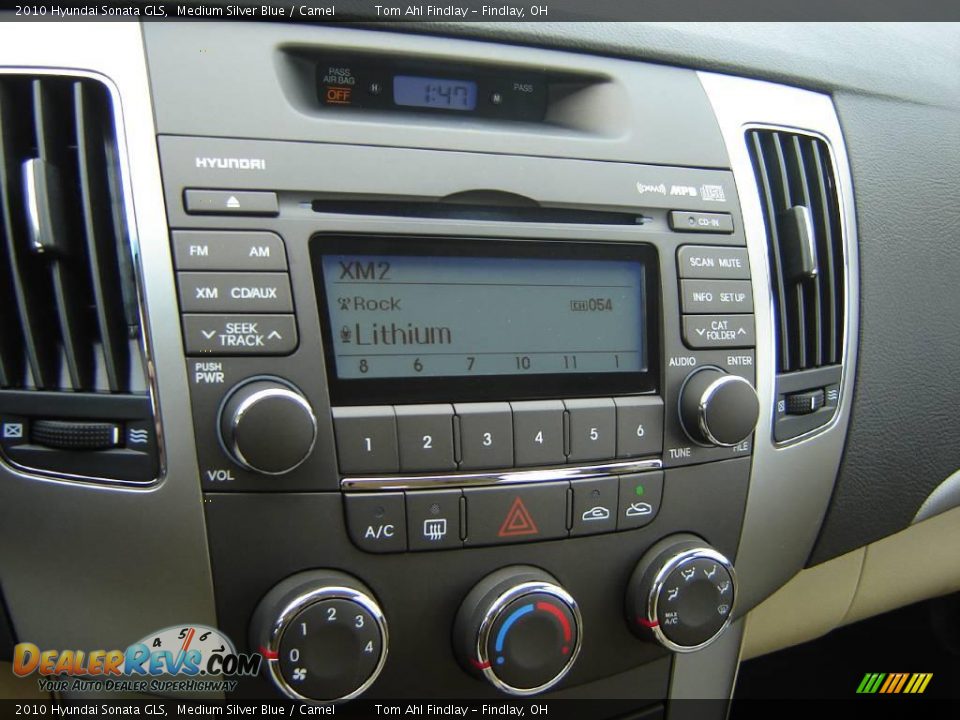 2010 Hyundai Sonata GLS Medium Silver Blue / Camel Photo #15