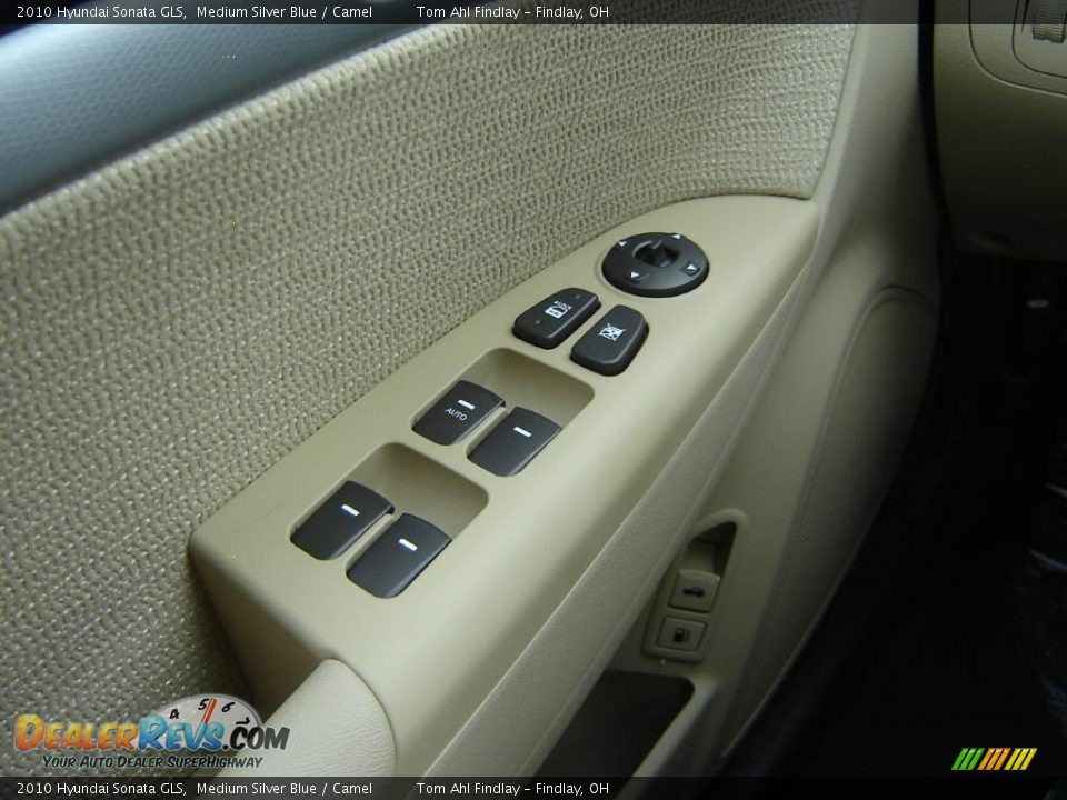 2010 Hyundai Sonata GLS Medium Silver Blue / Camel Photo #17