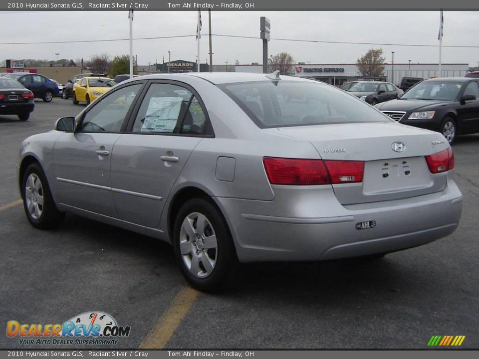 2010 Hyundai Sonata GLS Radiant Silver / Gray Photo #5