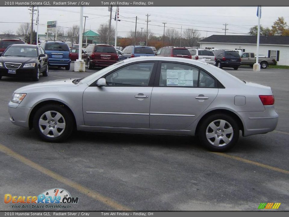 2010 Hyundai Sonata GLS Radiant Silver / Gray Photo #6