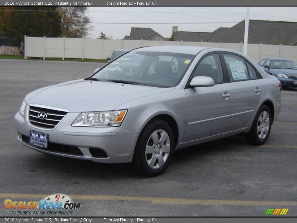 2010 Hyundai Sonata GLS Radiant Silver / Gray Photo #7