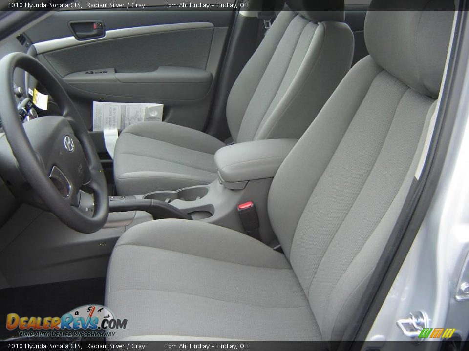 2010 Hyundai Sonata GLS Radiant Silver / Gray Photo #9