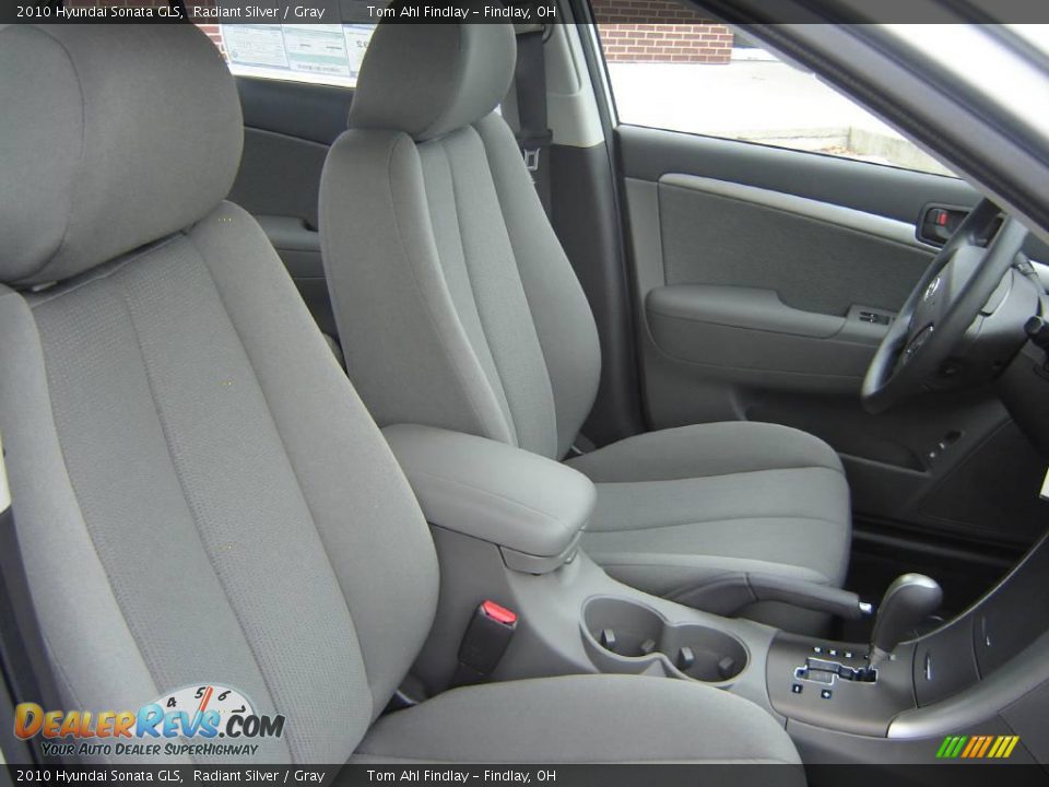 2010 Hyundai Sonata GLS Radiant Silver / Gray Photo #12