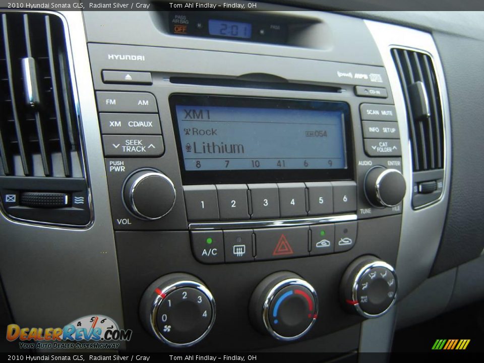 2010 Hyundai Sonata GLS Radiant Silver / Gray Photo #15