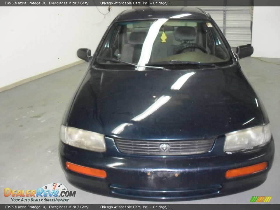 1996 Mazda Protege LX Everglades Mica / Gray Photo #1