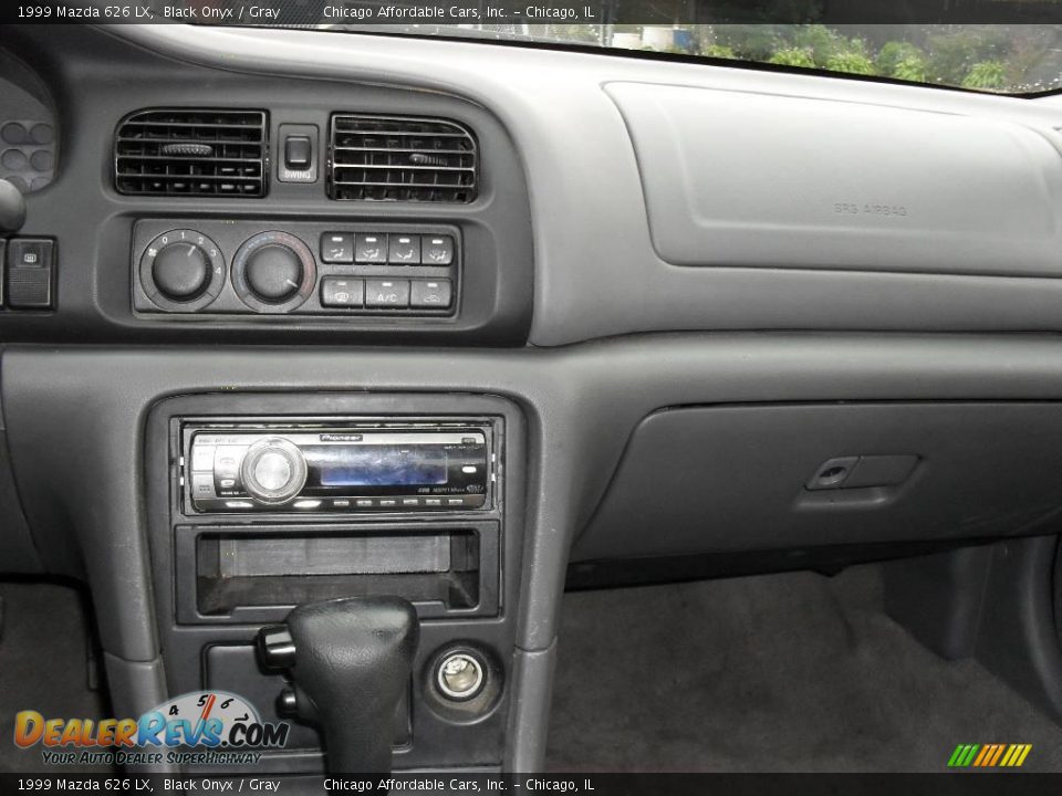 1999 Mazda 626 LX Black Onyx / Gray Photo #11