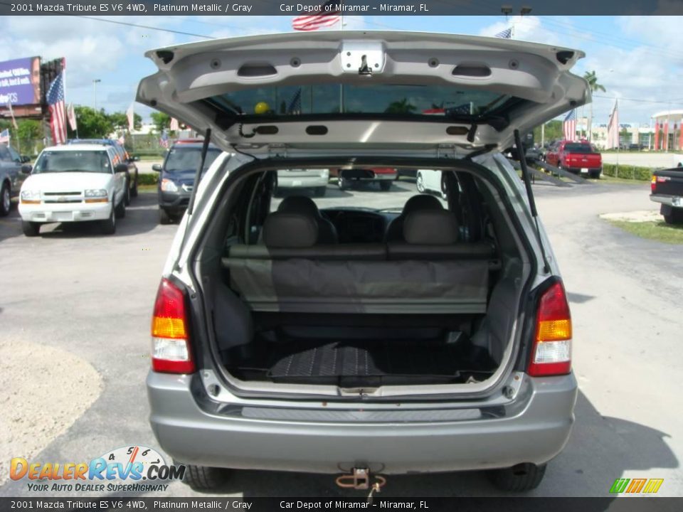 2001 Mazda Tribute ES V6 4WD Platinum Metallic / Gray Photo #5