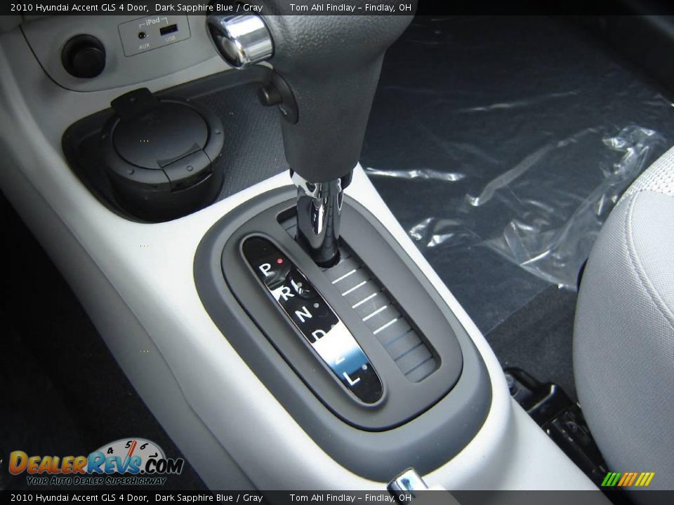 2010 Hyundai Accent GLS 4 Door Dark Sapphire Blue / Gray Photo #16