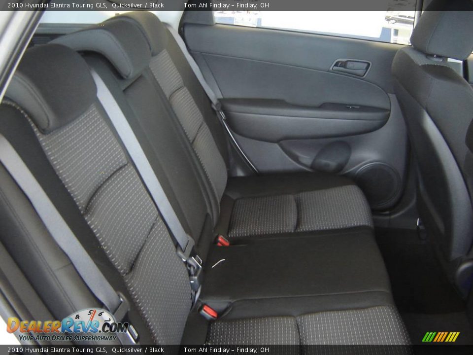 Black Interior - 2010 Hyundai Elantra Touring GLS Photo #10