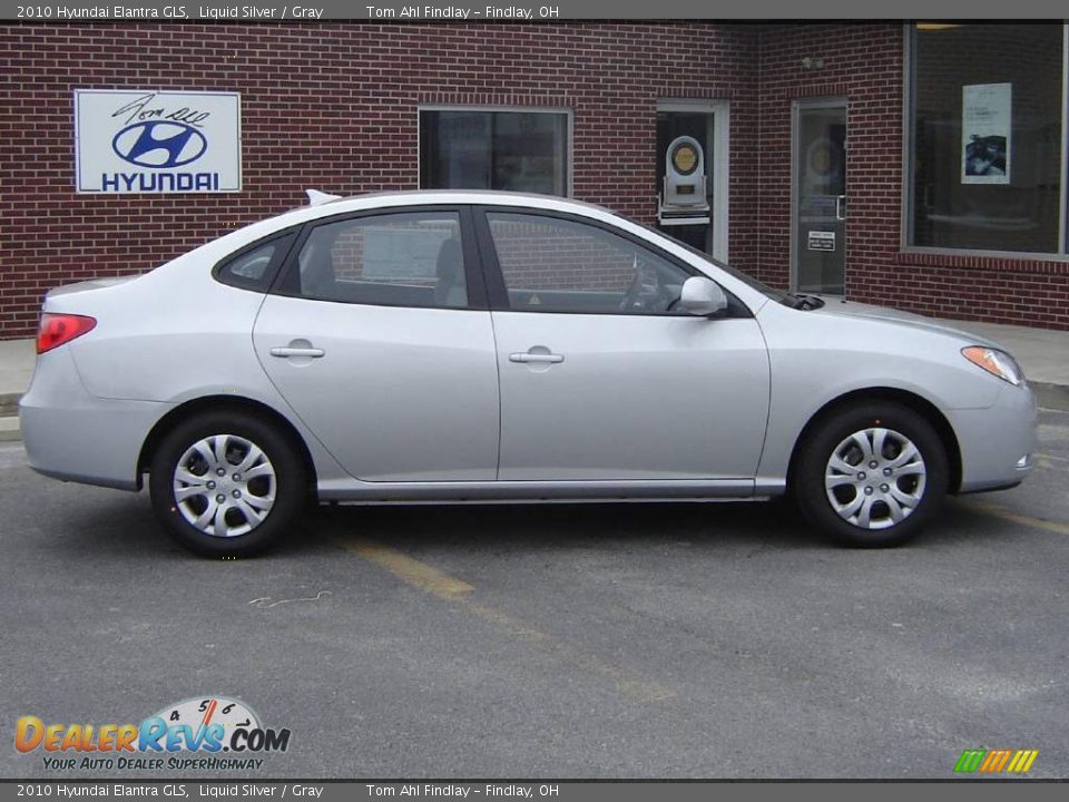 2010 Hyundai Elantra GLS Liquid Silver / Gray Photo #2
