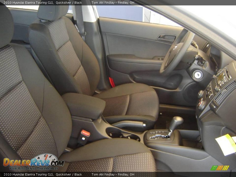 Black Interior - 2010 Hyundai Elantra Touring GLS Photo #11