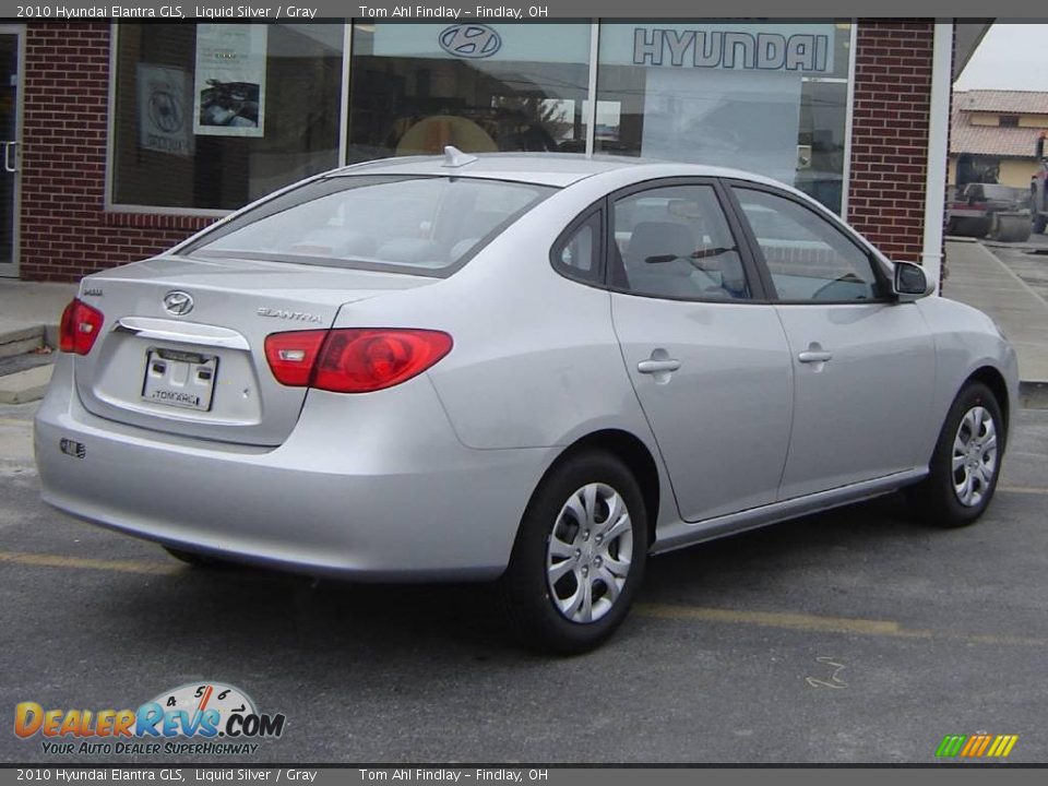 2010 Hyundai Elantra GLS Liquid Silver / Gray Photo #3