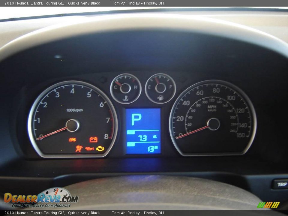 2010 Hyundai Elantra Touring GLS Quicksilver / Black Photo #12