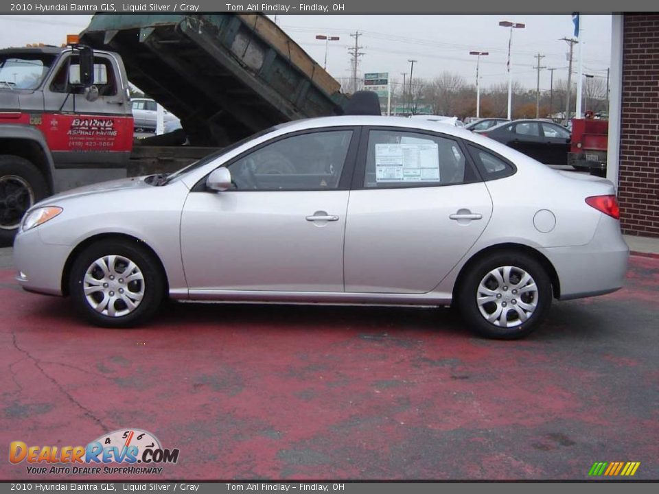 2010 Hyundai Elantra GLS Liquid Silver / Gray Photo #2