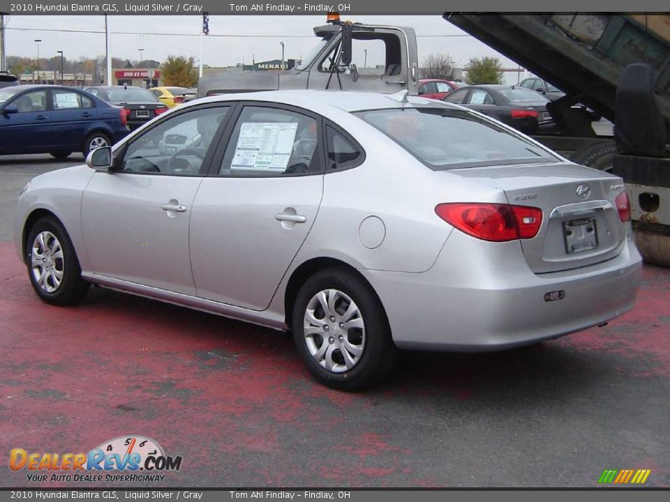 2010 Hyundai Elantra GLS Liquid Silver / Gray Photo #3