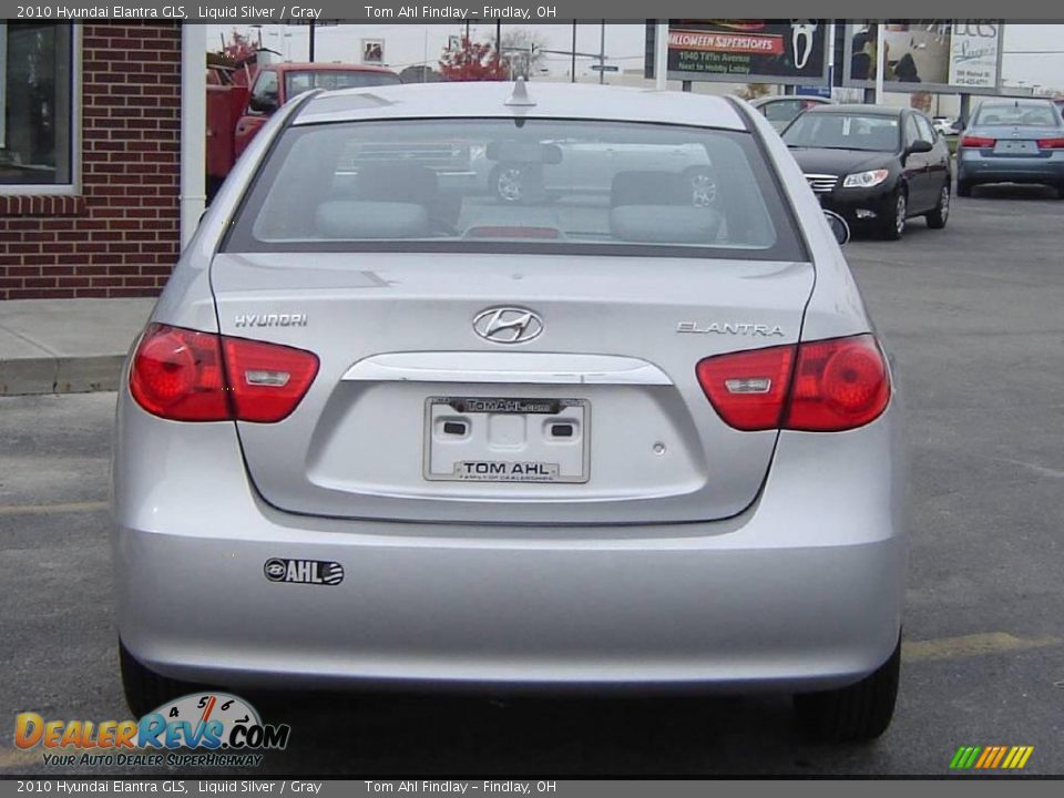 2010 Hyundai Elantra GLS Liquid Silver / Gray Photo #4