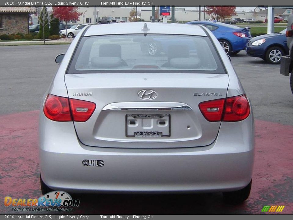 2010 Hyundai Elantra GLS Liquid Silver / Gray Photo #4