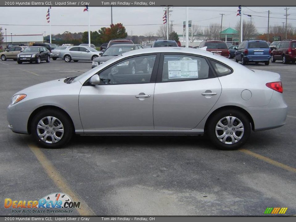 2010 Hyundai Elantra GLS Liquid Silver / Gray Photo #6