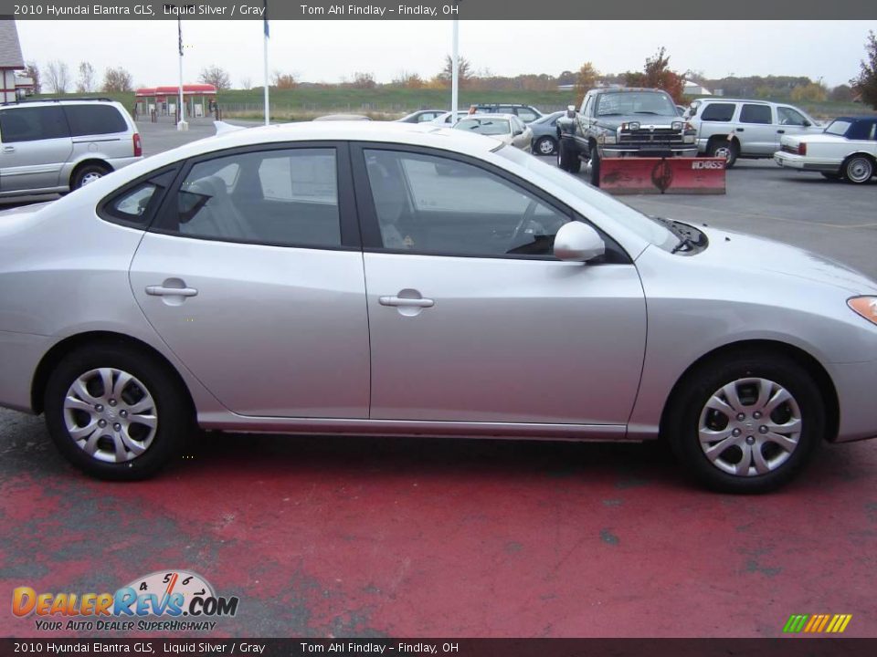 2010 Hyundai Elantra GLS Liquid Silver / Gray Photo #6