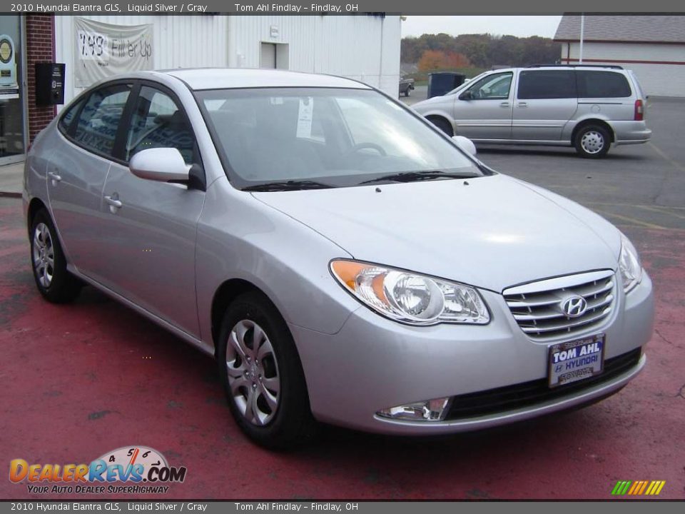 2010 Hyundai Elantra GLS Liquid Silver / Gray Photo #7