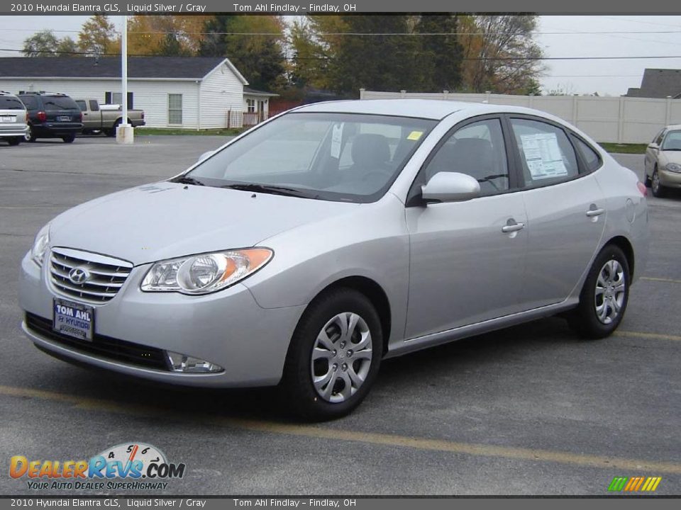 2010 Hyundai Elantra GLS Liquid Silver / Gray Photo #7
