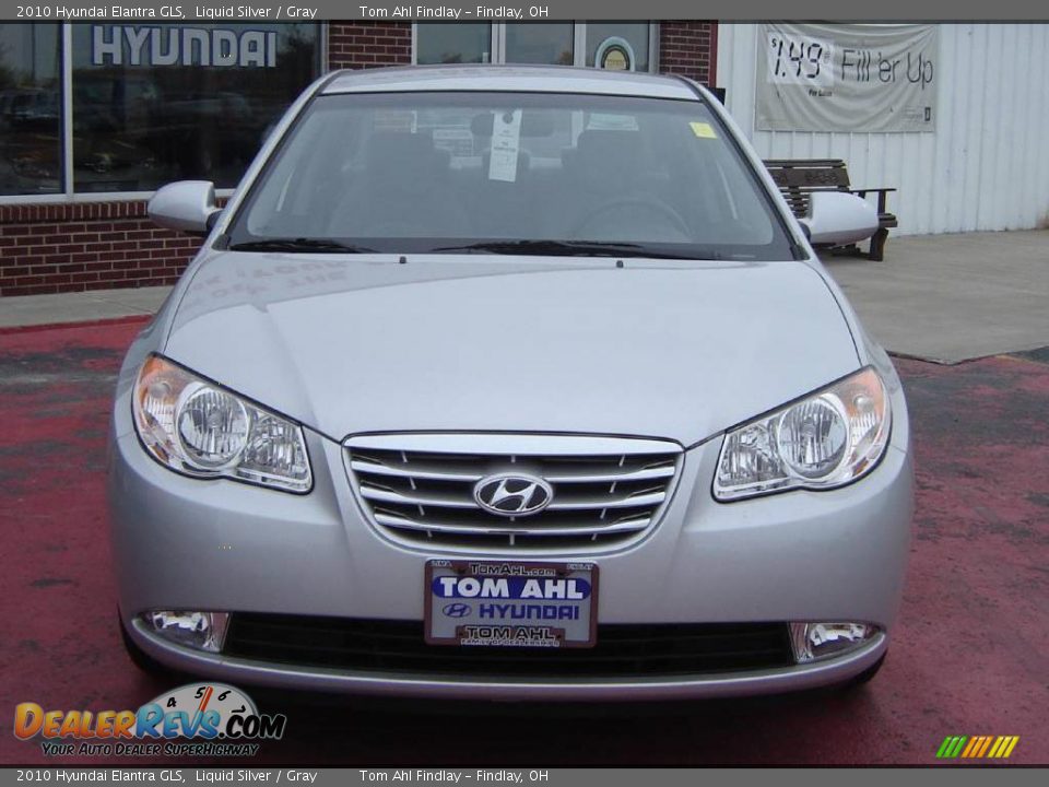 2010 Hyundai Elantra GLS Liquid Silver / Gray Photo #8