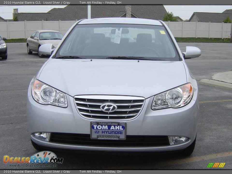 2010 Hyundai Elantra GLS Liquid Silver / Gray Photo #8