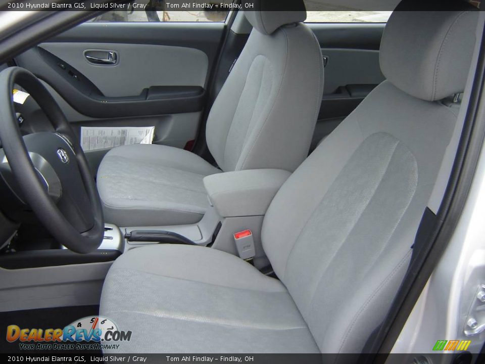2010 Hyundai Elantra GLS Liquid Silver / Gray Photo #9