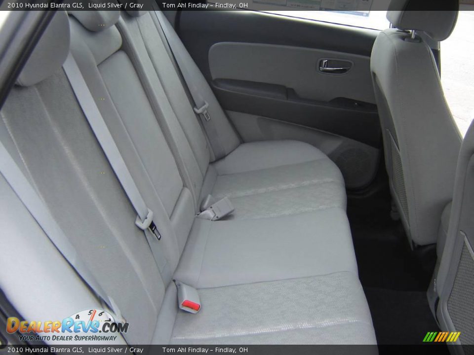 2010 Hyundai Elantra GLS Liquid Silver / Gray Photo #11