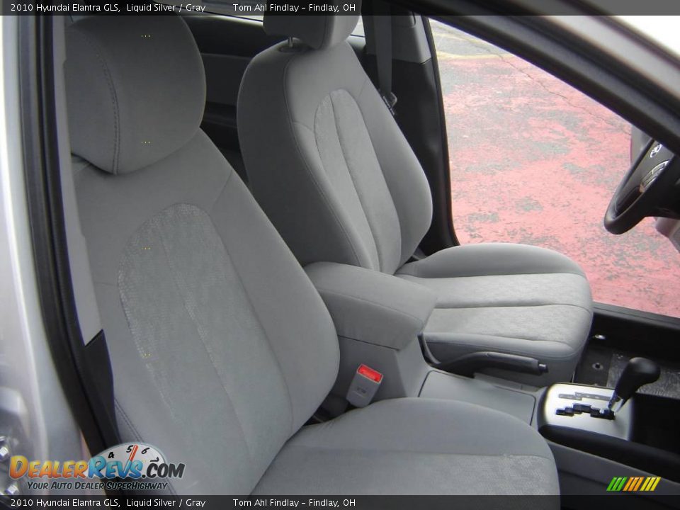 2010 Hyundai Elantra GLS Liquid Silver / Gray Photo #12