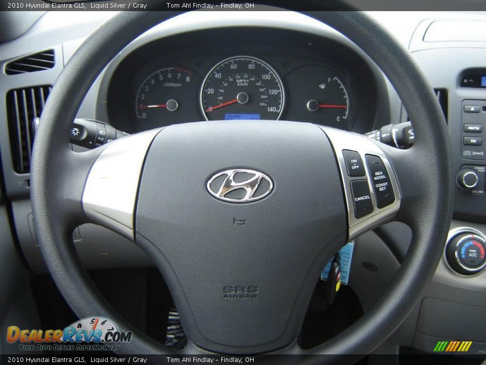 2010 Hyundai Elantra GLS Liquid Silver / Gray Photo #14