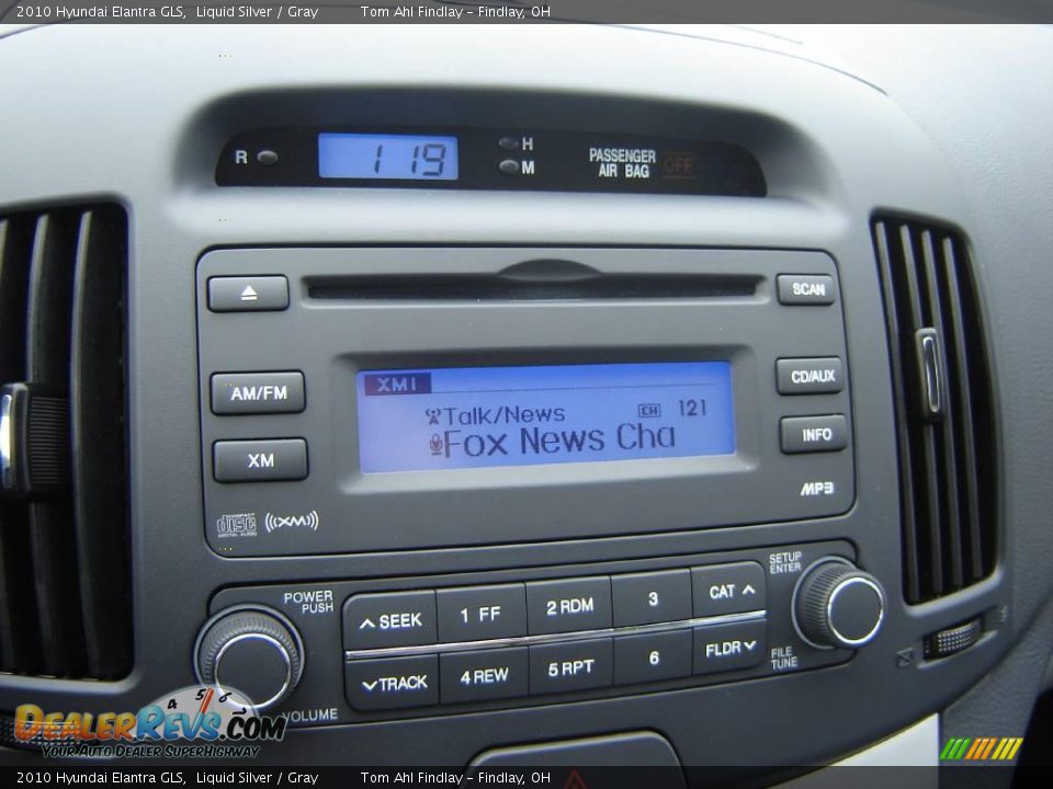 2010 Hyundai Elantra GLS Liquid Silver / Gray Photo #15