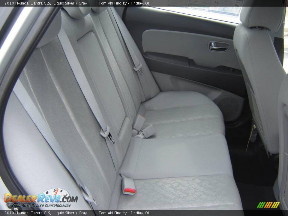 2010 Hyundai Elantra GLS Liquid Silver / Gray Photo #11