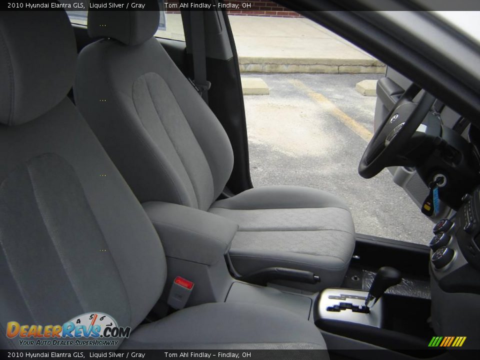 2010 Hyundai Elantra GLS Liquid Silver / Gray Photo #12