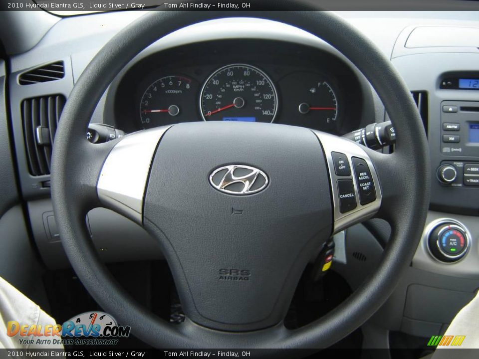 2010 Hyundai Elantra GLS Liquid Silver / Gray Photo #14