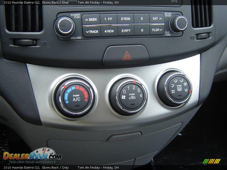 2010 Hyundai Elantra GLS Ebony Black / Gray Photo #15