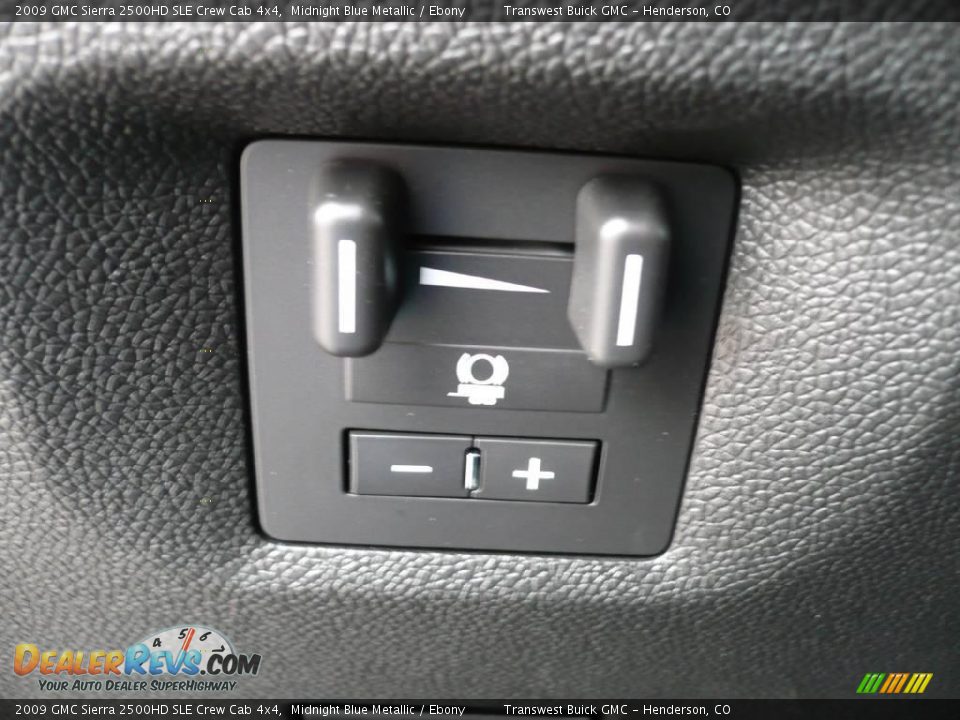 2009 GMC Sierra 2500HD SLE Crew Cab 4x4 Midnight Blue Metallic / Ebony Photo #8