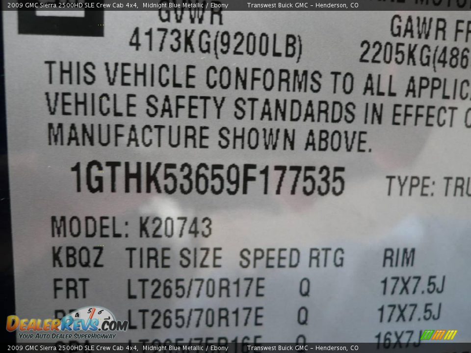 2009 GMC Sierra 2500HD SLE Crew Cab 4x4 Midnight Blue Metallic / Ebony Photo #10
