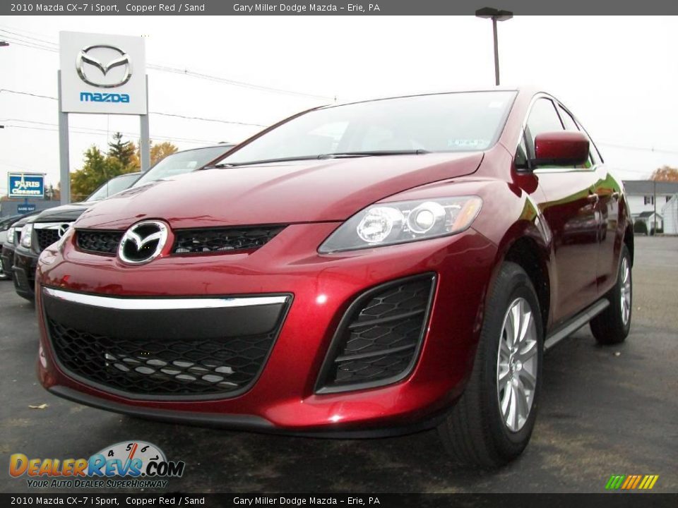 2010 Mazda CX-7 i Sport Copper Red / Sand Photo #1