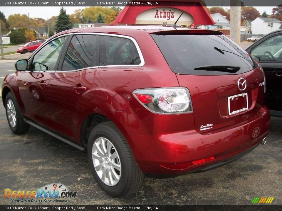 2010 Mazda CX-7 i Sport Copper Red / Sand Photo #3
