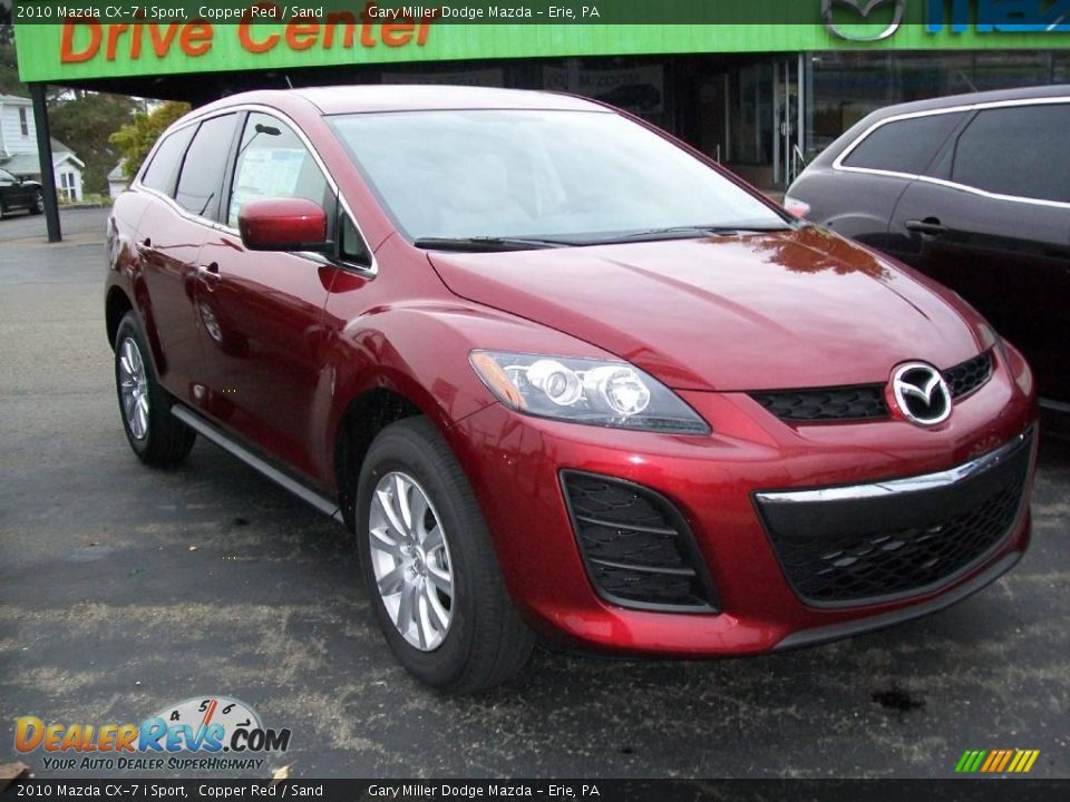 2010 Mazda CX-7 i Sport Copper Red / Sand Photo #7