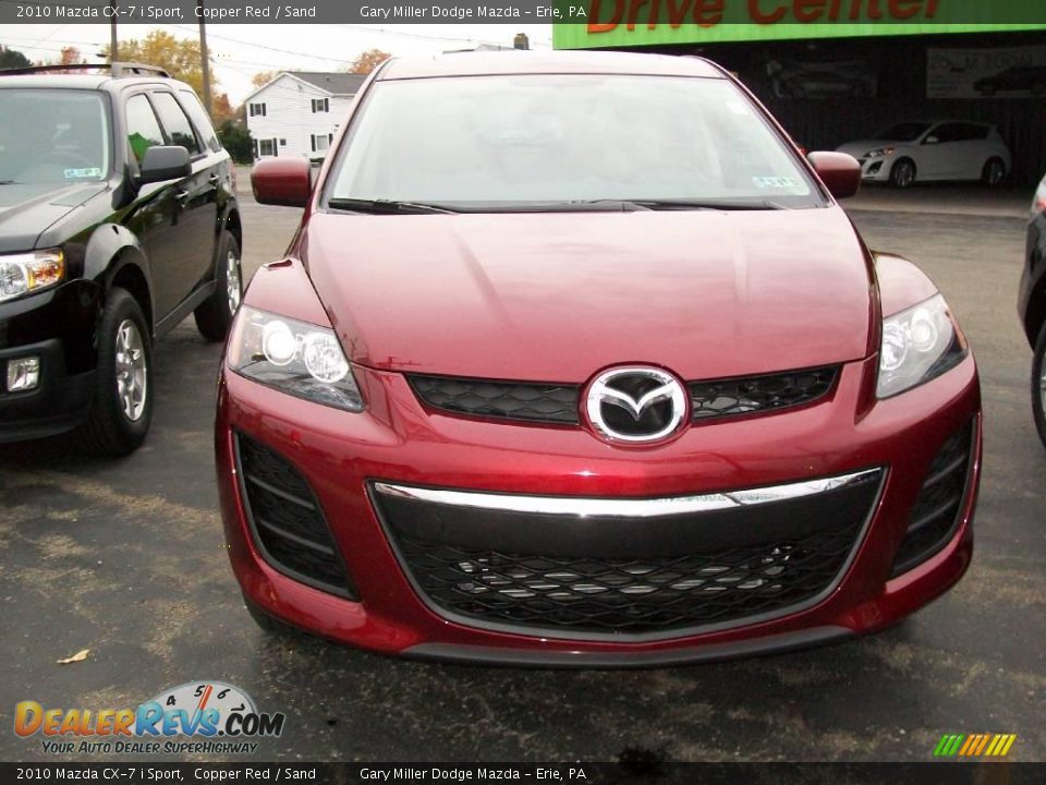 2010 Mazda CX-7 i Sport Copper Red / Sand Photo #8